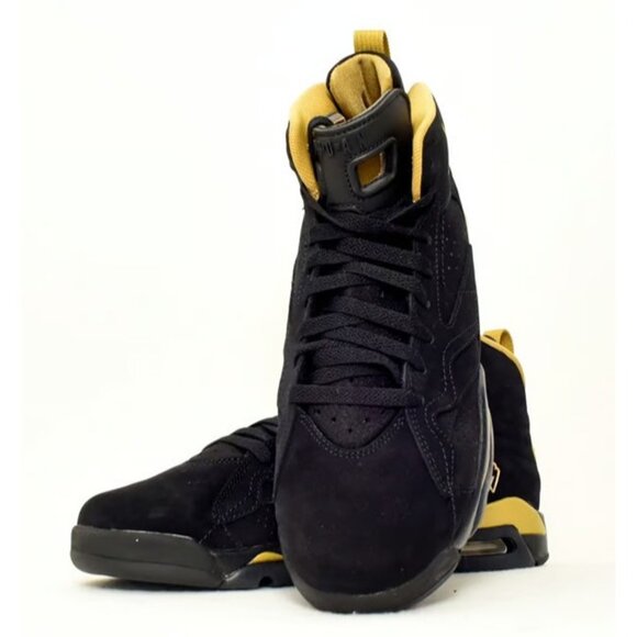 7Y/8.5w Nike Jordan Jumpman MVP Basketball Shoe Black Gold DZ5577-007 NEW
